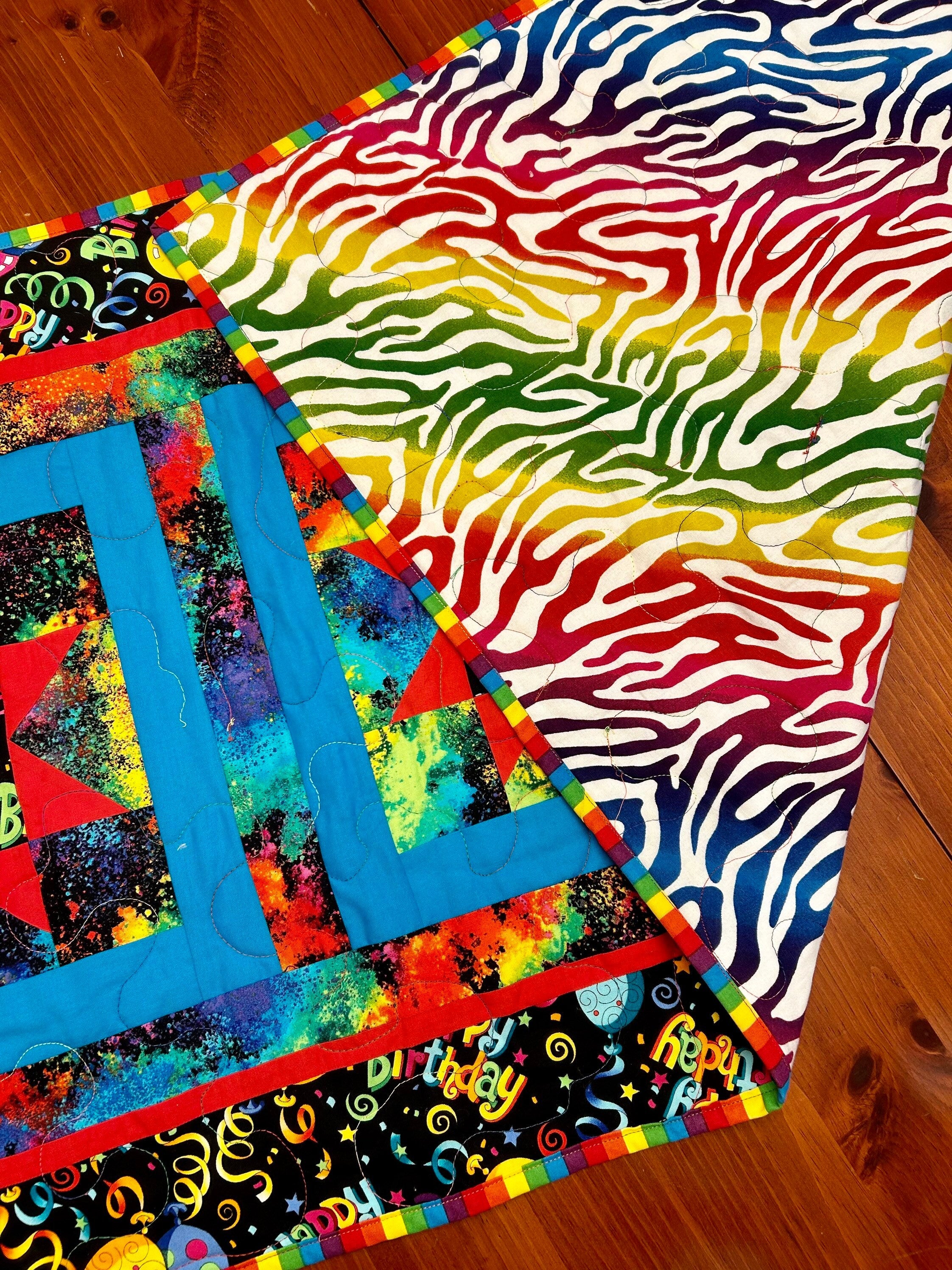 Birthday Table Runner, Birthday Decorations, Home Decor, Gender Neutral Birthday, Family Tradition, Housewarming Gift, Wedding Gift