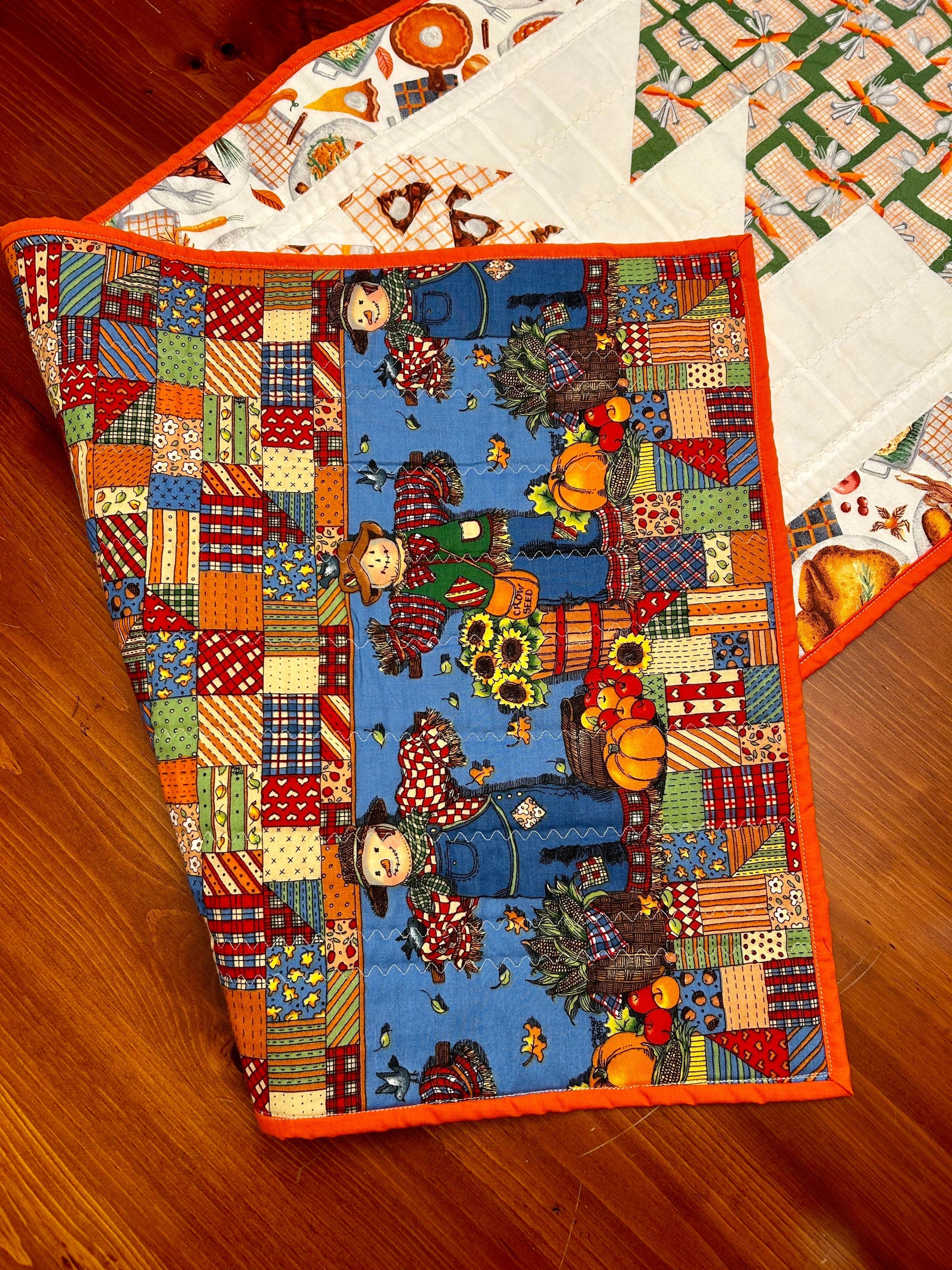Thanksgiving Table Runner, Festive Fall Leaf Decor, Leaves, Quilted Home Decor, Fall Tablescape, Handmade Gift, Unique Housewarming Present