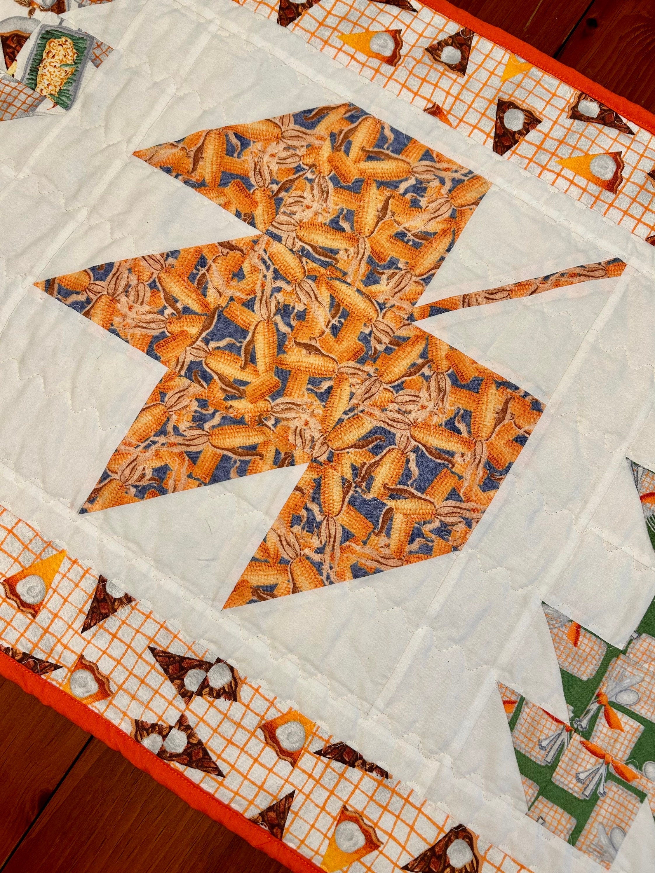 Thanksgiving Table Runner, Festive Fall Leaf Decor, Leaves, Quilted Home Decor, Fall Tablescape, Handmade Gift, Unique Housewarming Present