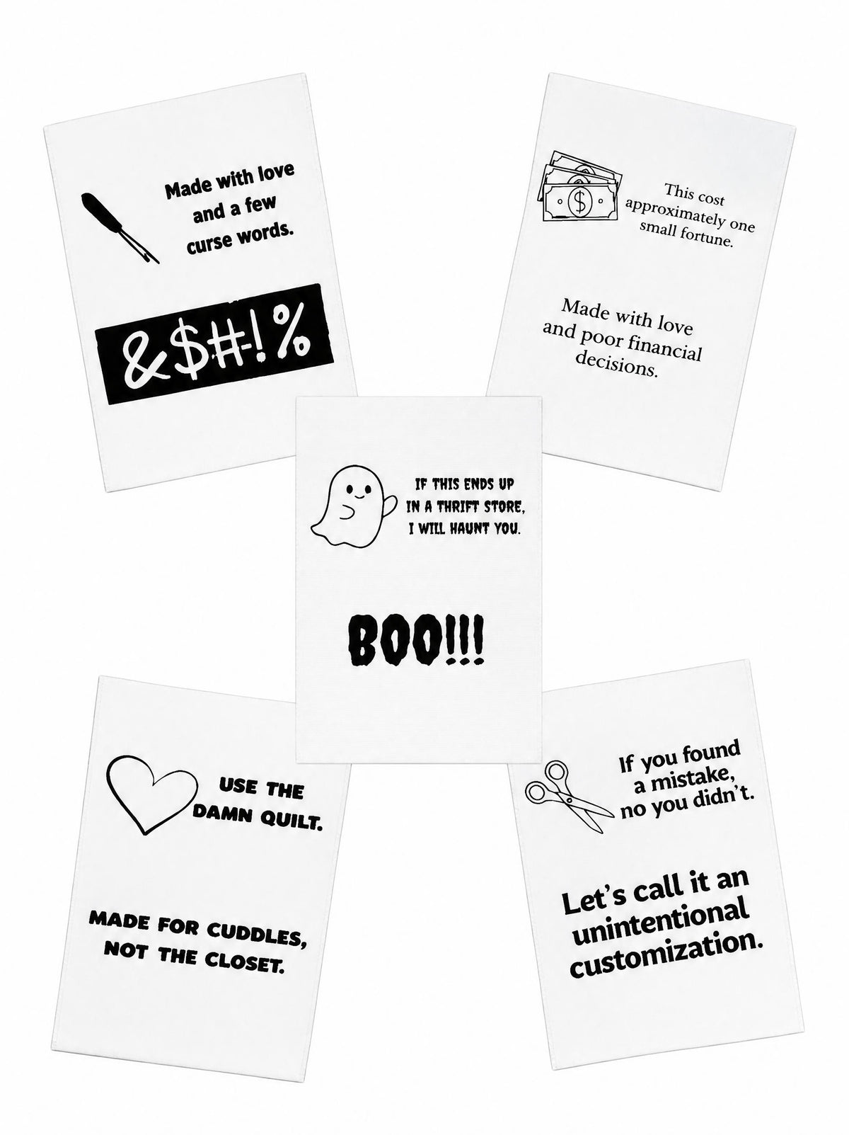 Sassy Quilt Labels - Variety Pack
