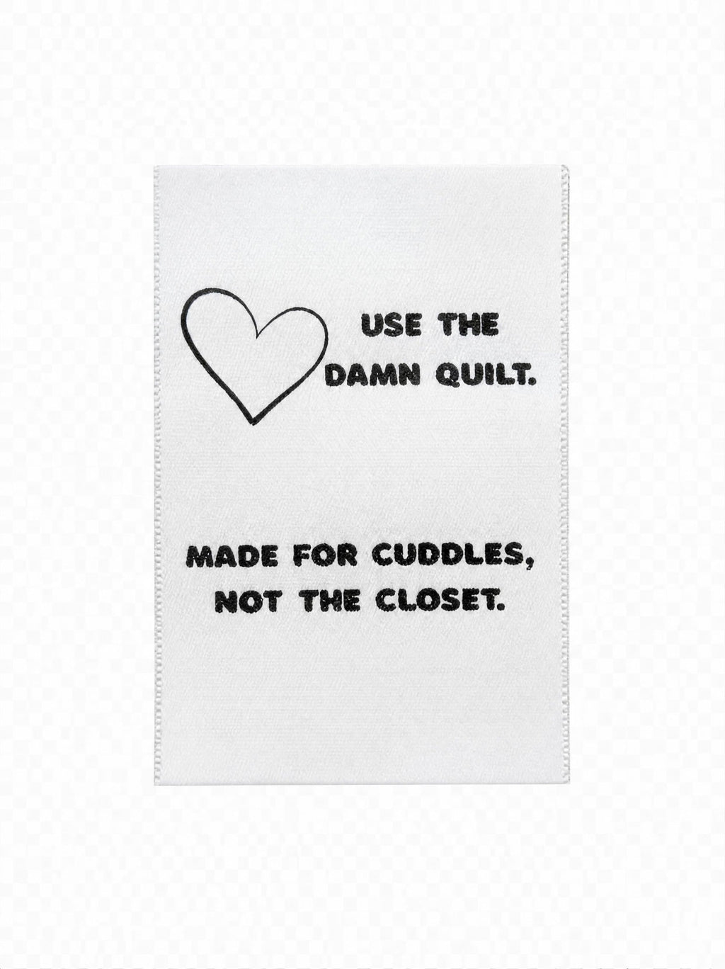 Sassy Quilt Labels - Use The Damn Quilt