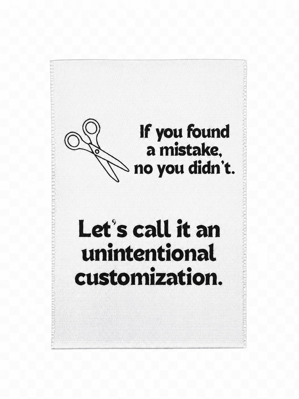 Sassy Quilt Labels - Unintentional Customizations