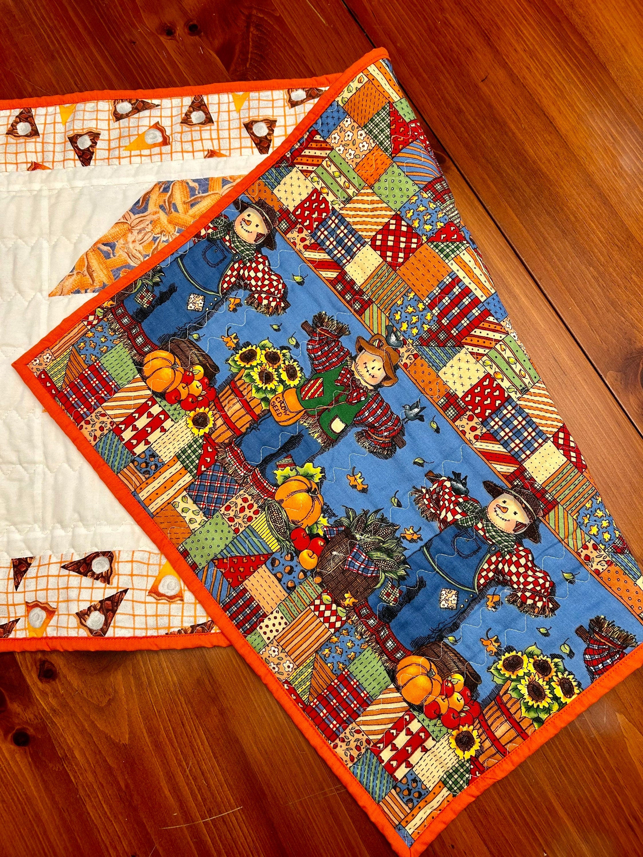 Thanksgiving Table Runner, Festive Fall Leaf Decor, Leaves, Quilted Home Decor, Fall Tablescape, Handmade Gift, Unique Housewarming Present